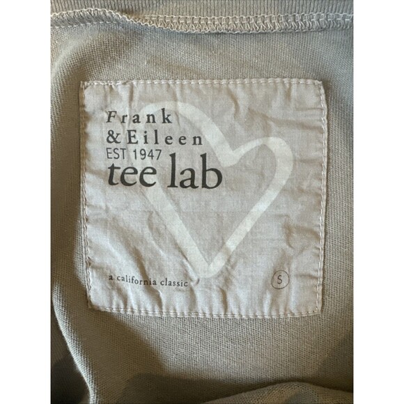 Frank & Eileen Size Small Tee Lab Long Sleeve High Low T-Shirt Gray Cotton - Picture 4 of 9